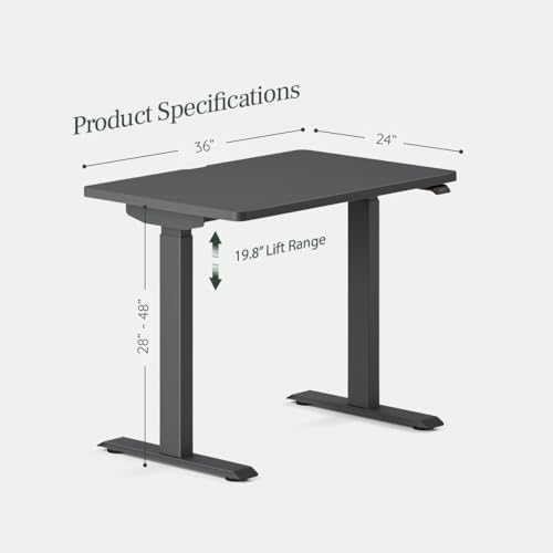 Compact Motorized Standing Desk