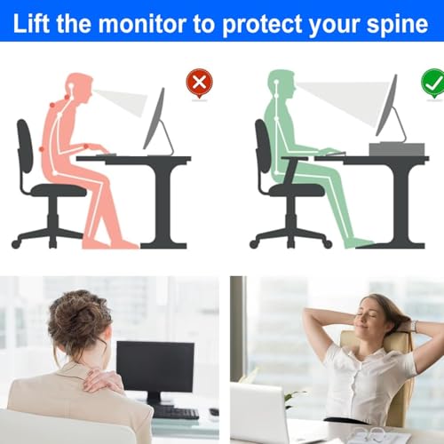 Monitor Riser Organizer with Drawer