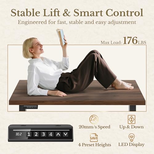 Electric Standing Desk with Memory Control