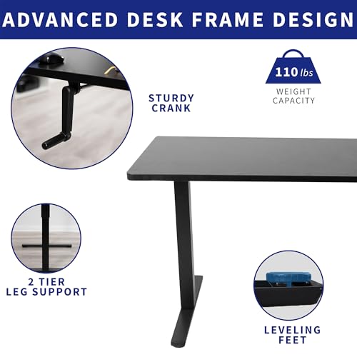Manual Crank Standing Desk