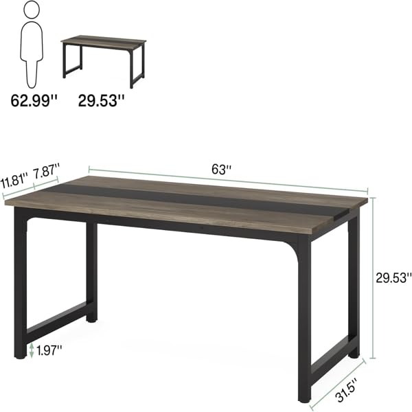 L-Shaped Computer Desk with Shelves