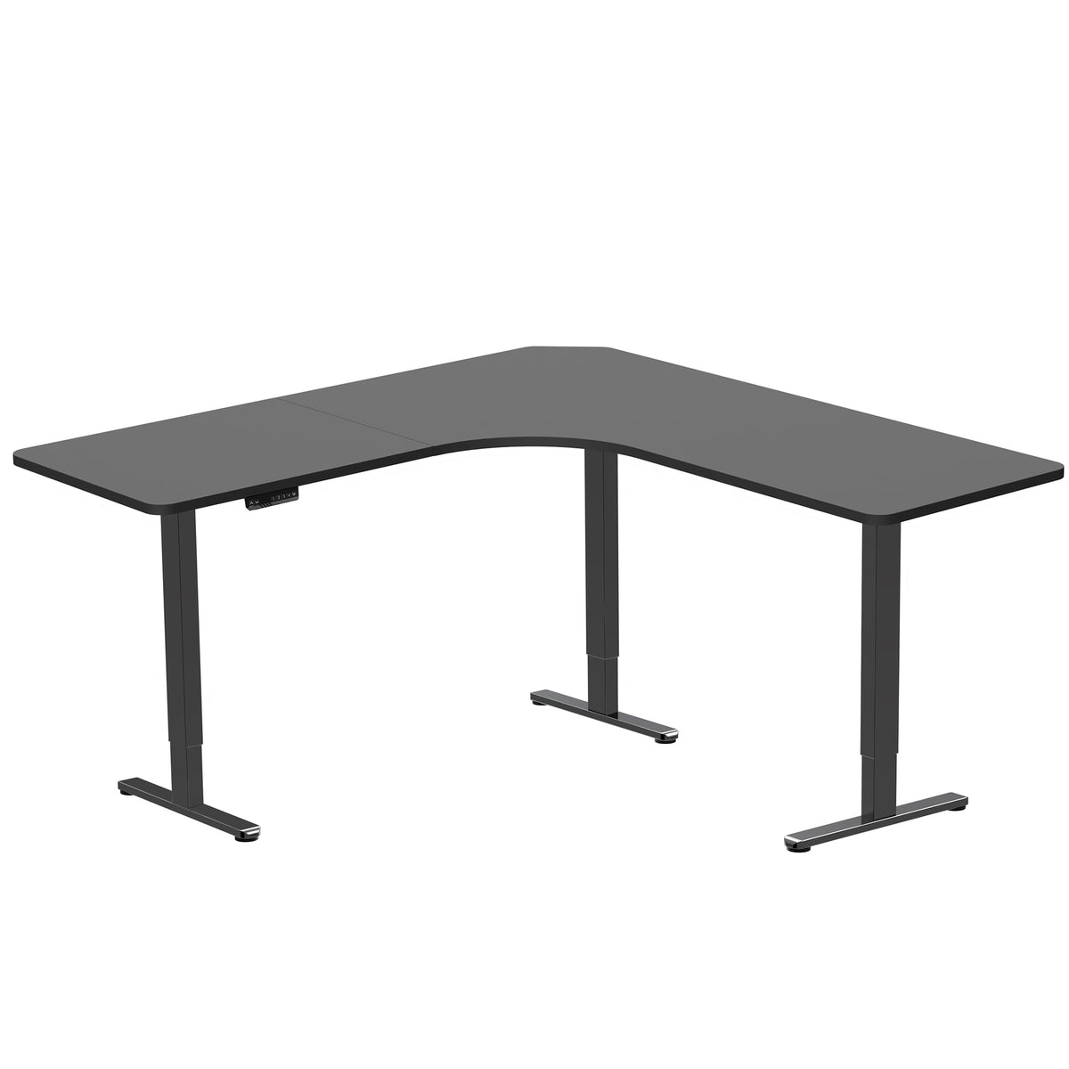 Electric L-Shaped Corner Standing Desk