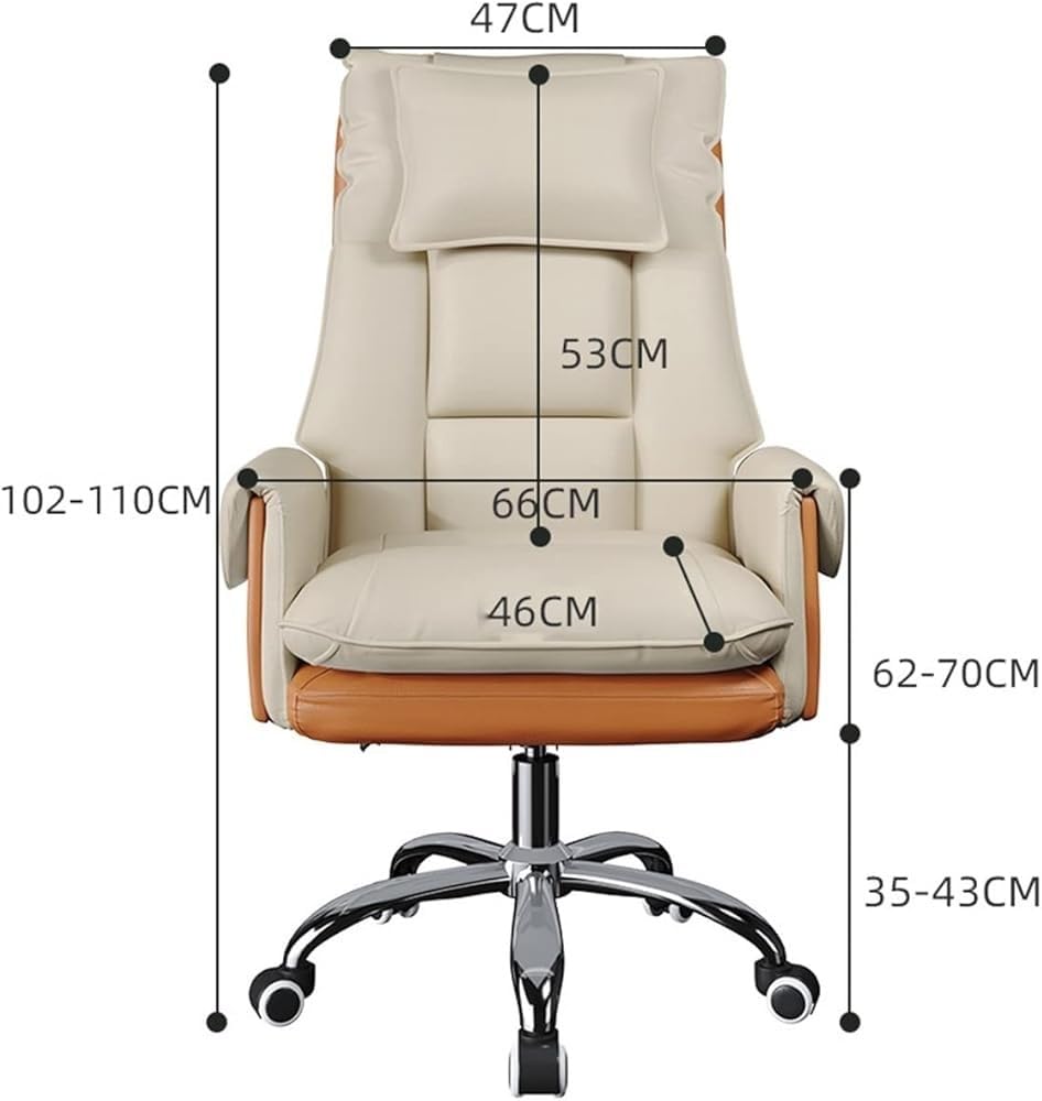 Executive Office Chair with Telescopic Footrest