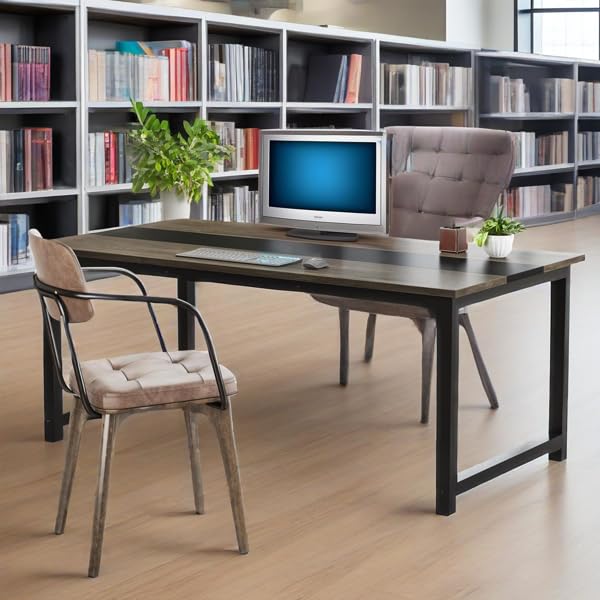 L-Shaped Computer Desk with Shelves