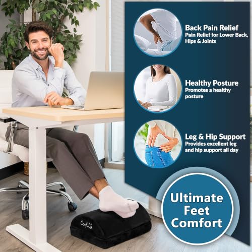 Memory Foam Desk Footrest