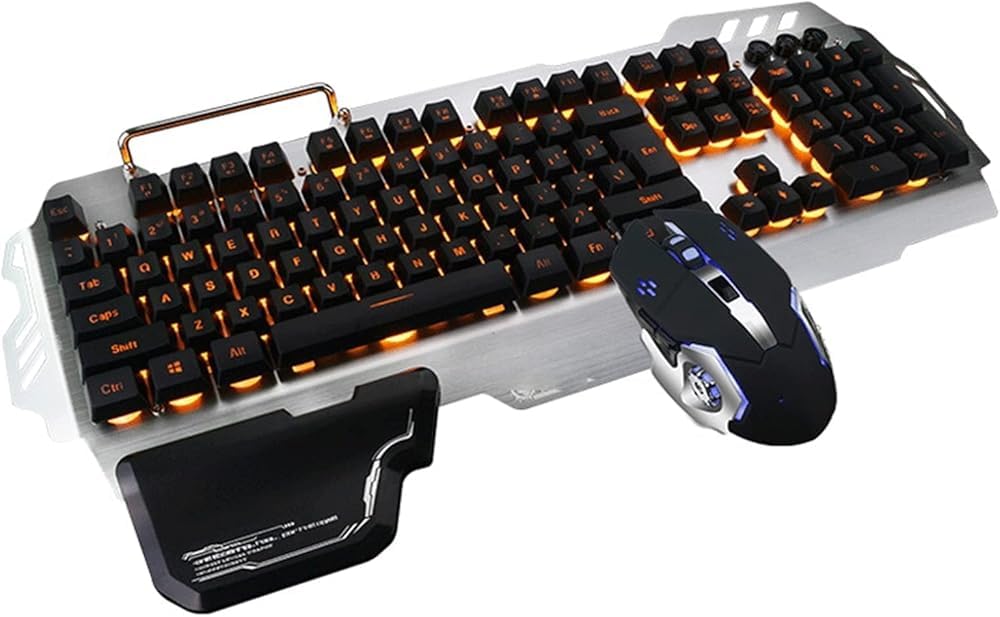 Backlit Wired Keyboard and Mouse Set