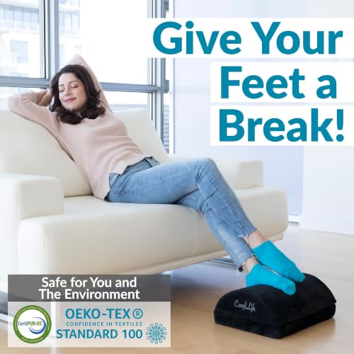 Memory Foam Desk Footrest