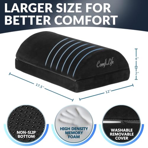 Memory Foam Desk Footrest