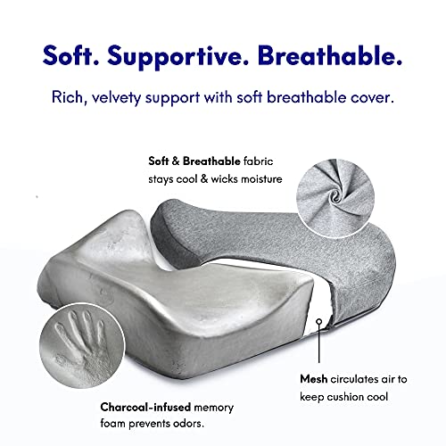 Pressure-Relief Memory Foam Seat Cushion