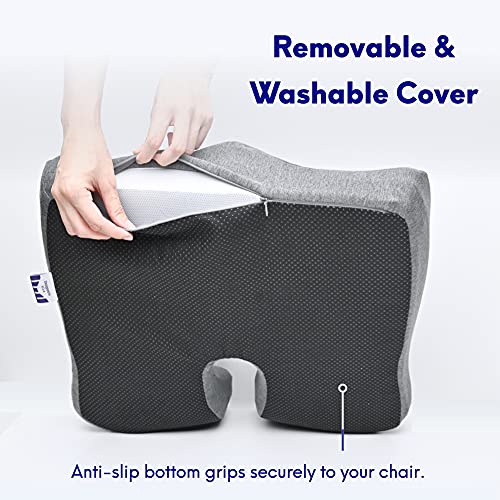 Pressure-Relief Memory Foam Seat Cushion
