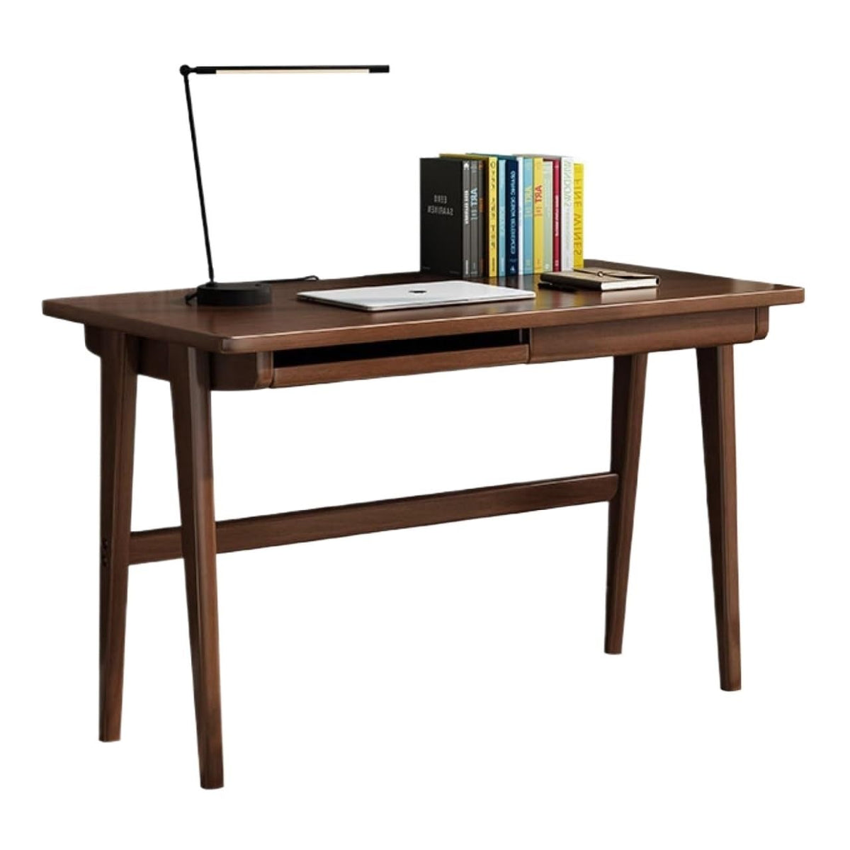 Solid Wood Desk with Keyboard Tray
