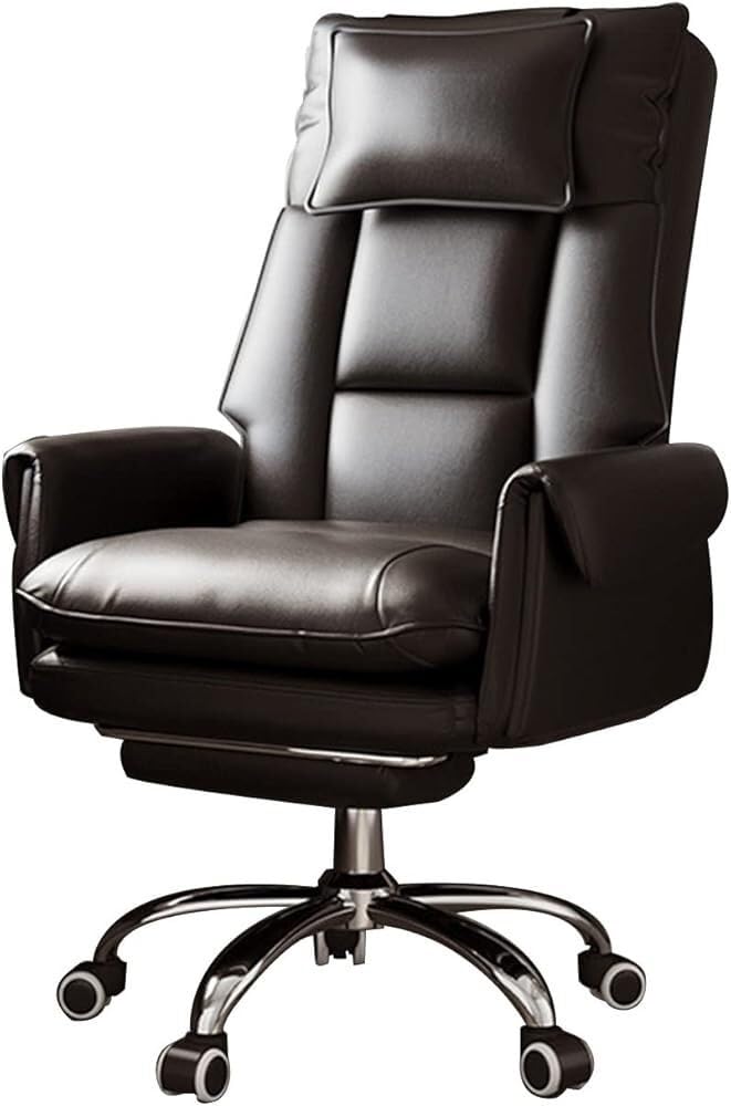 Executive Office Chair with Telescopic Footrest