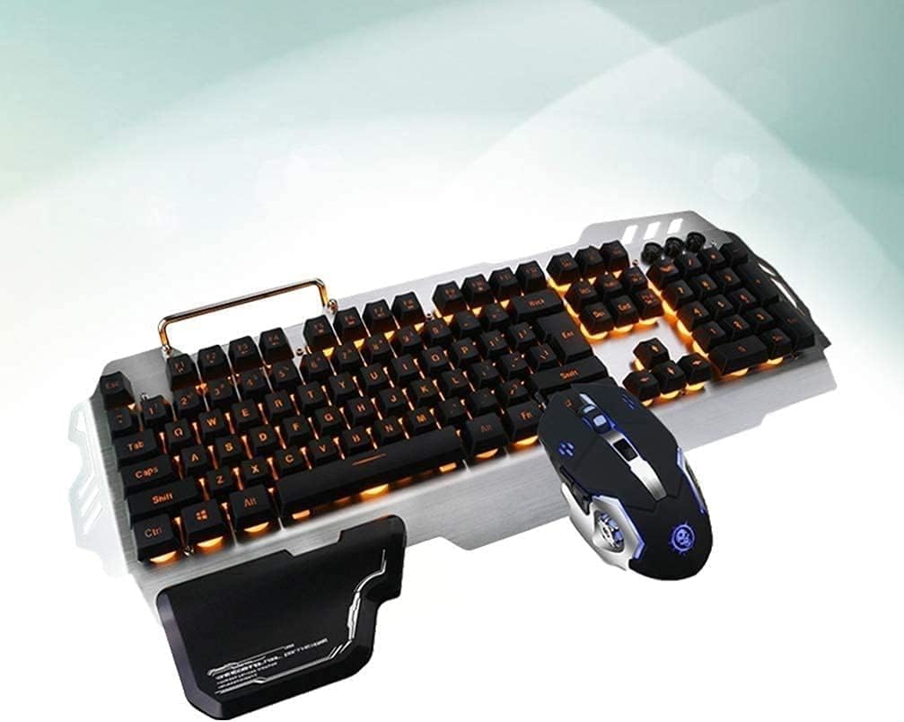 Backlit Wired Keyboard and Mouse Set