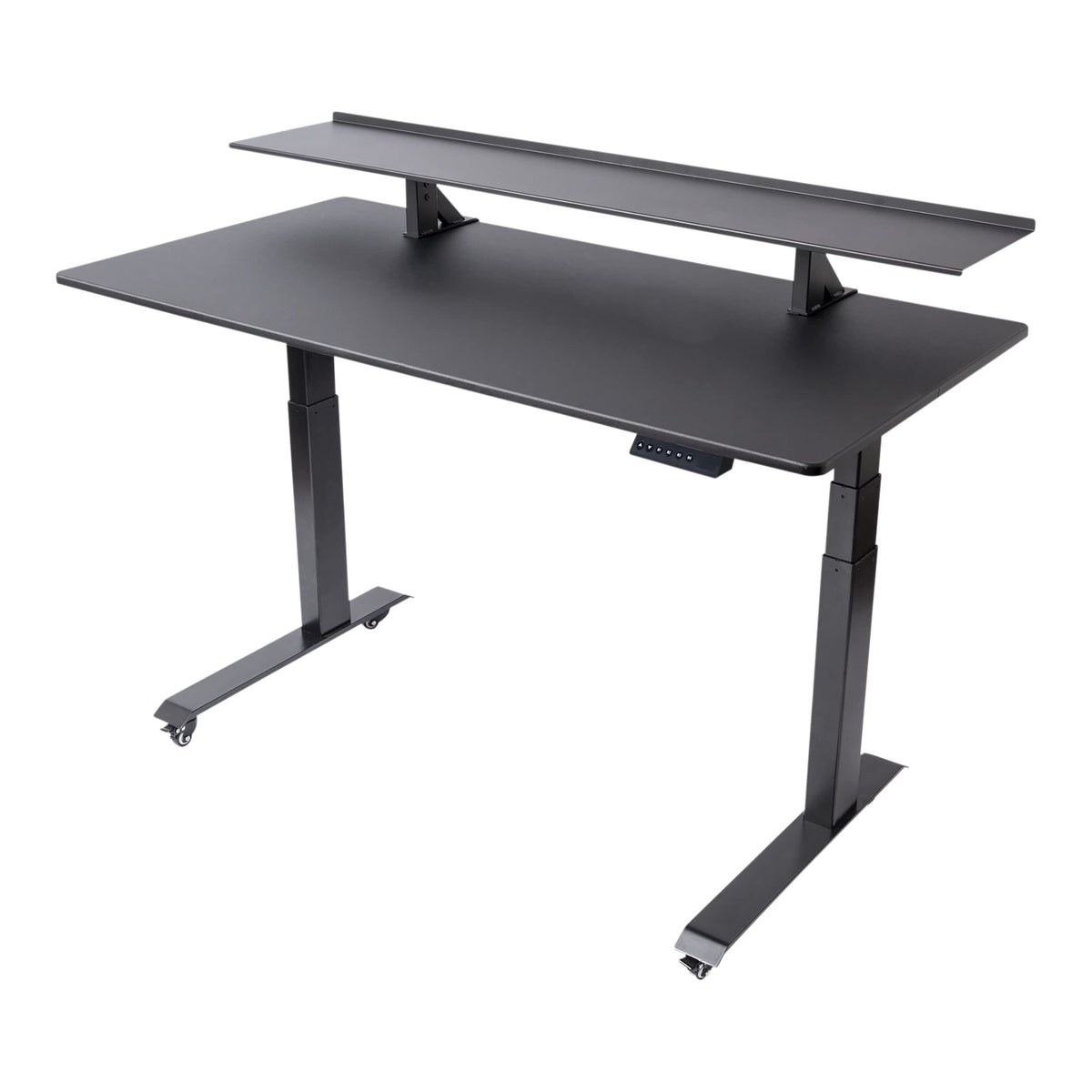 Rolling Hand-Crank Standing Desk
