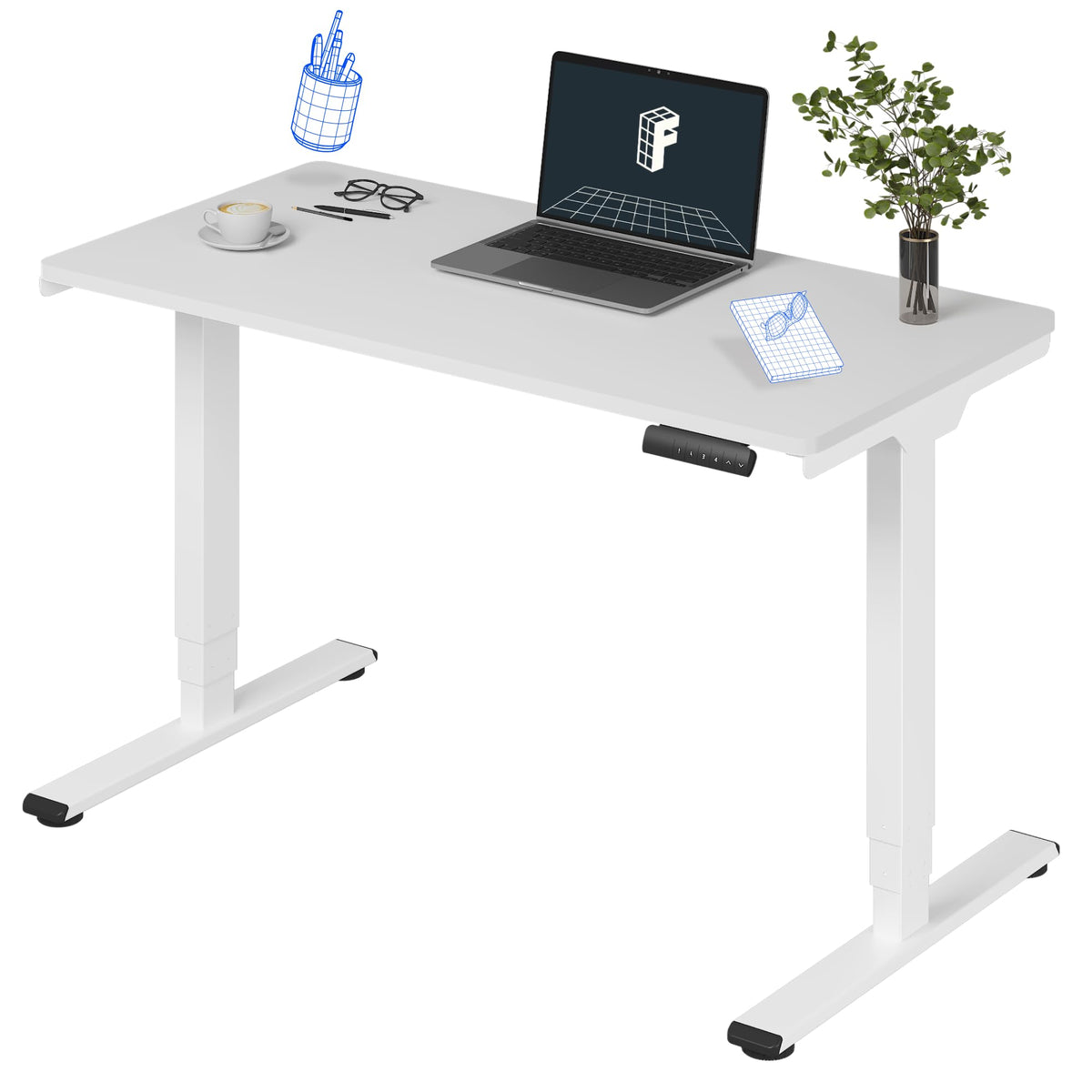 Three-Stage Dual-Motor Standing Desk
