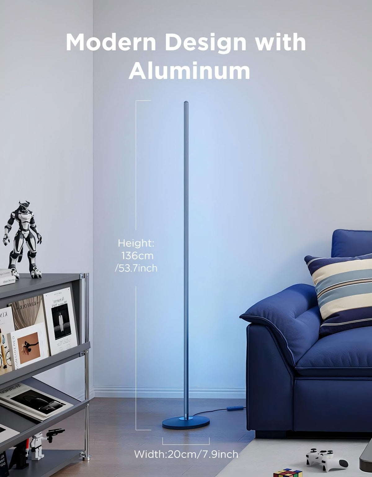 RGBIC Smart Corner Floor Lamp