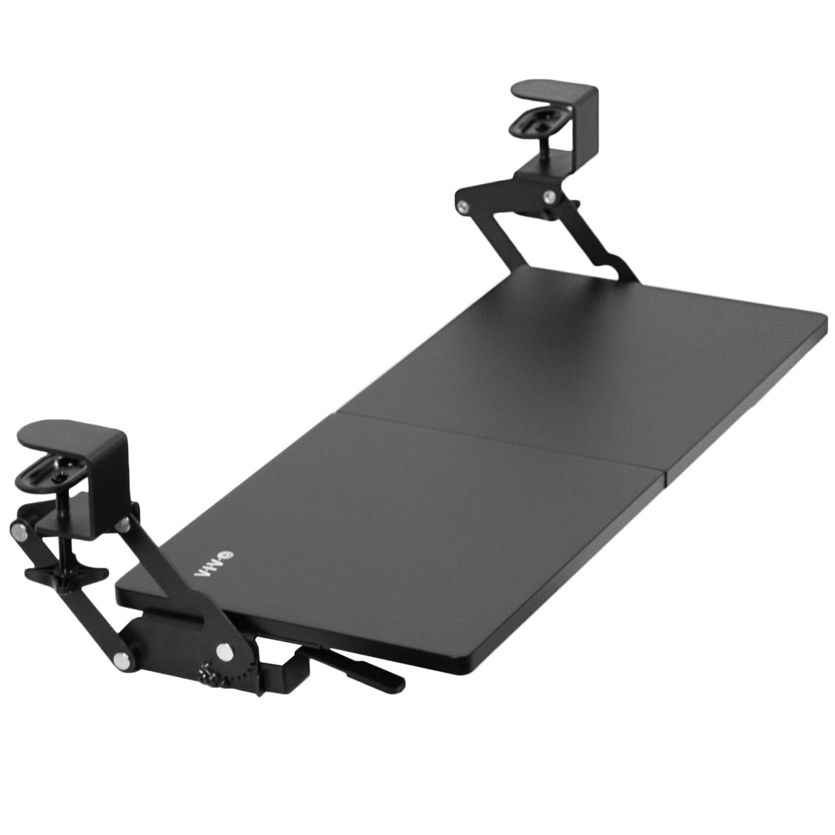 Clamp-On Adjustable Keyboard Tray