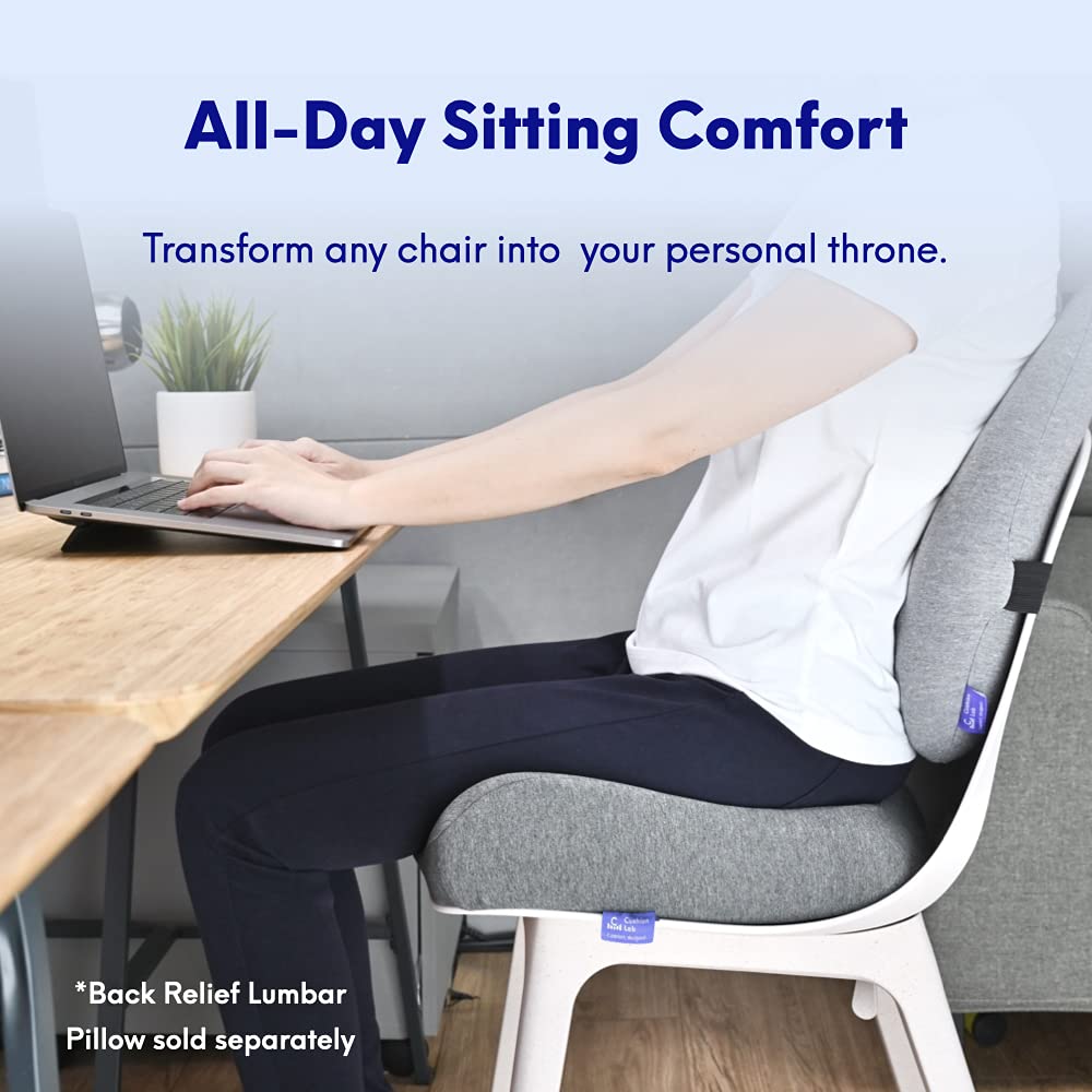 Pressure-Relief Memory Foam Seat Cushion