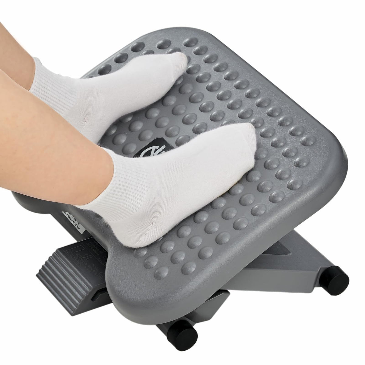 Three-Height Tilting Desk Footrest
