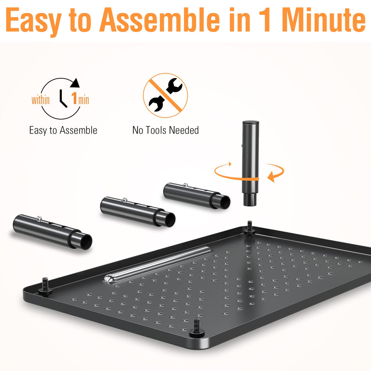 Two-Pack Adjustable Monitor Risers