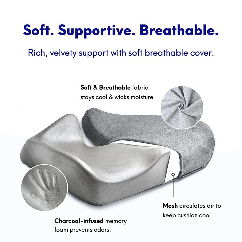 Pressure-Relief Memory Foam Seat Cushion