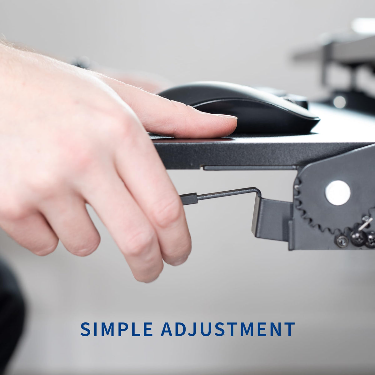 Clamp-On Adjustable Keyboard Tray
