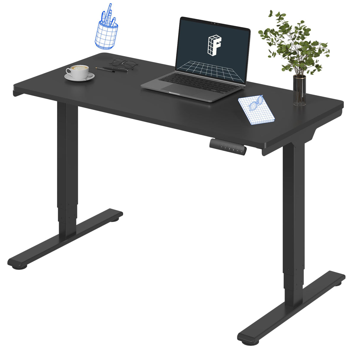 Three-Stage Dual-Motor Standing Desk