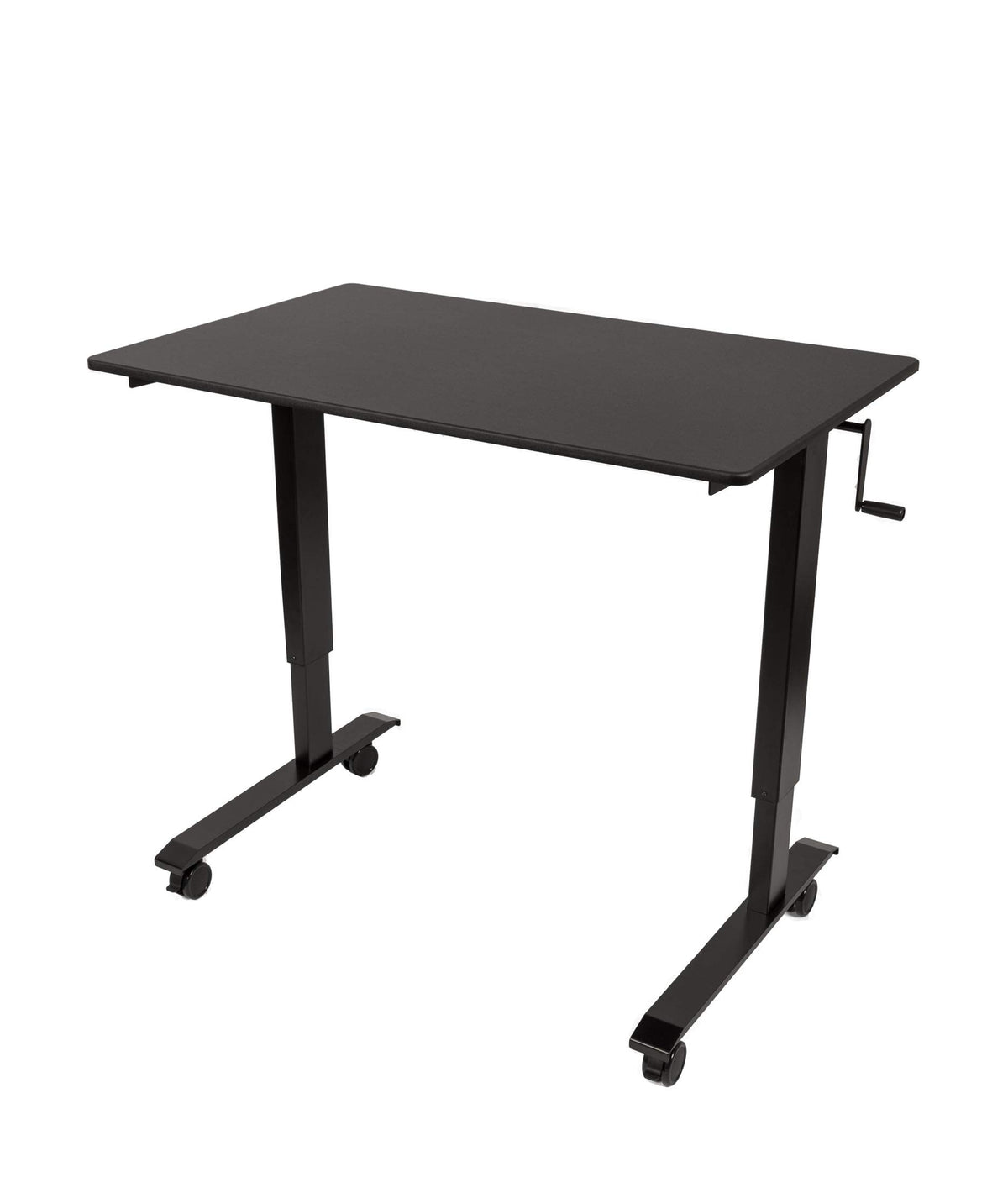 Rolling Hand-Crank Standing Desk