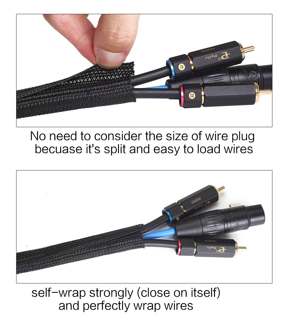 Split Braided Cable Sleeve