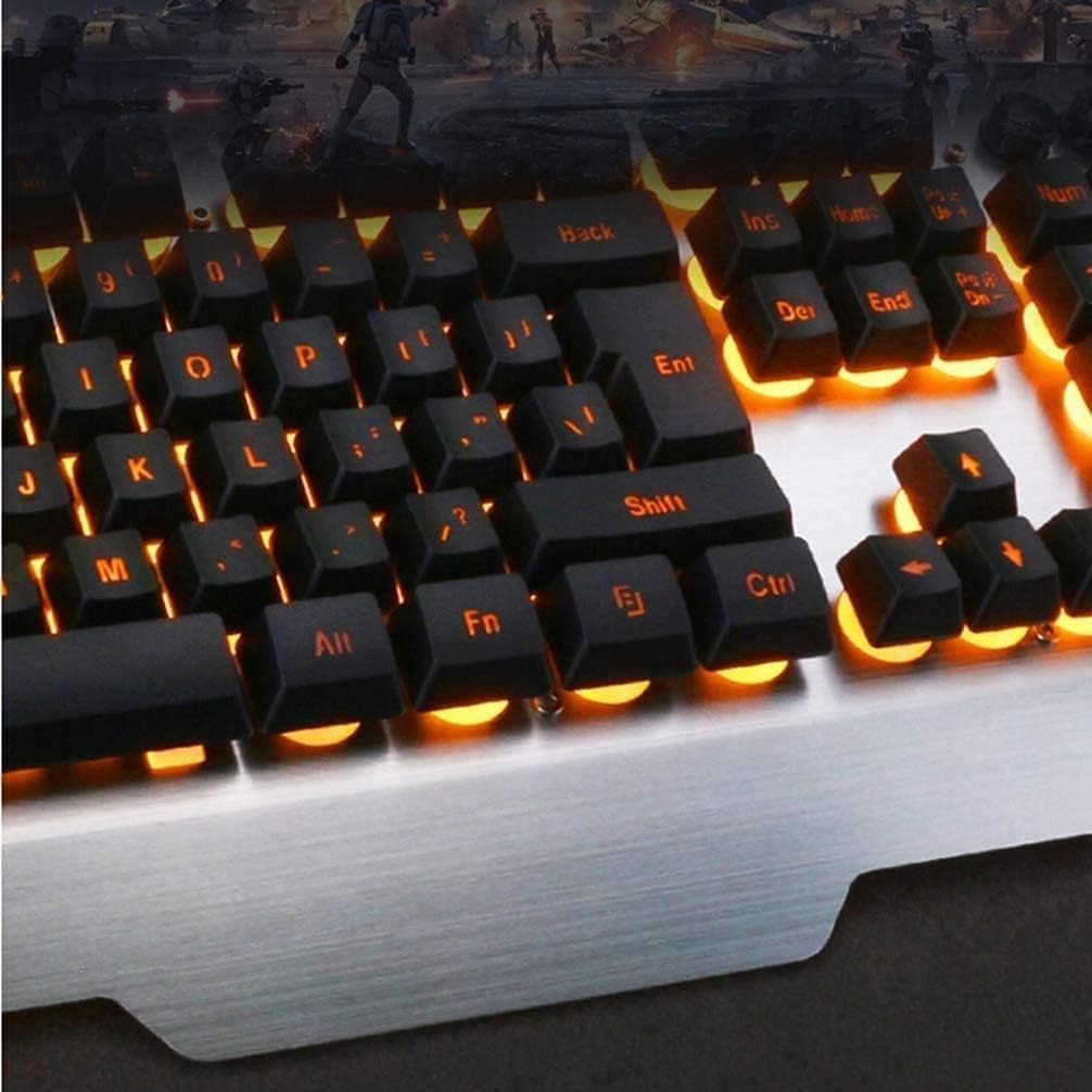 Backlit Wired Keyboard and Mouse Set