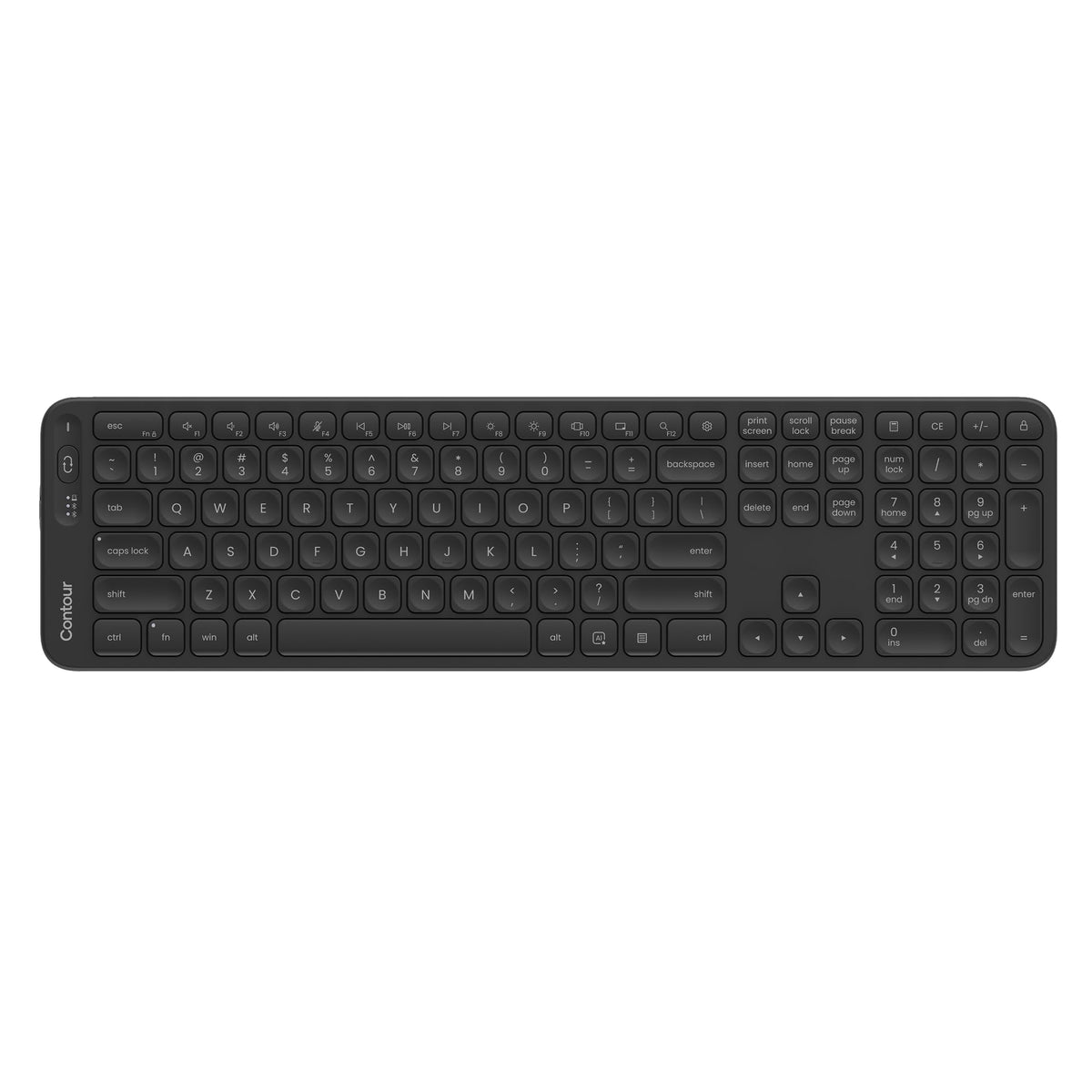 Centered Rollerbar Mouse and Keyboard Set