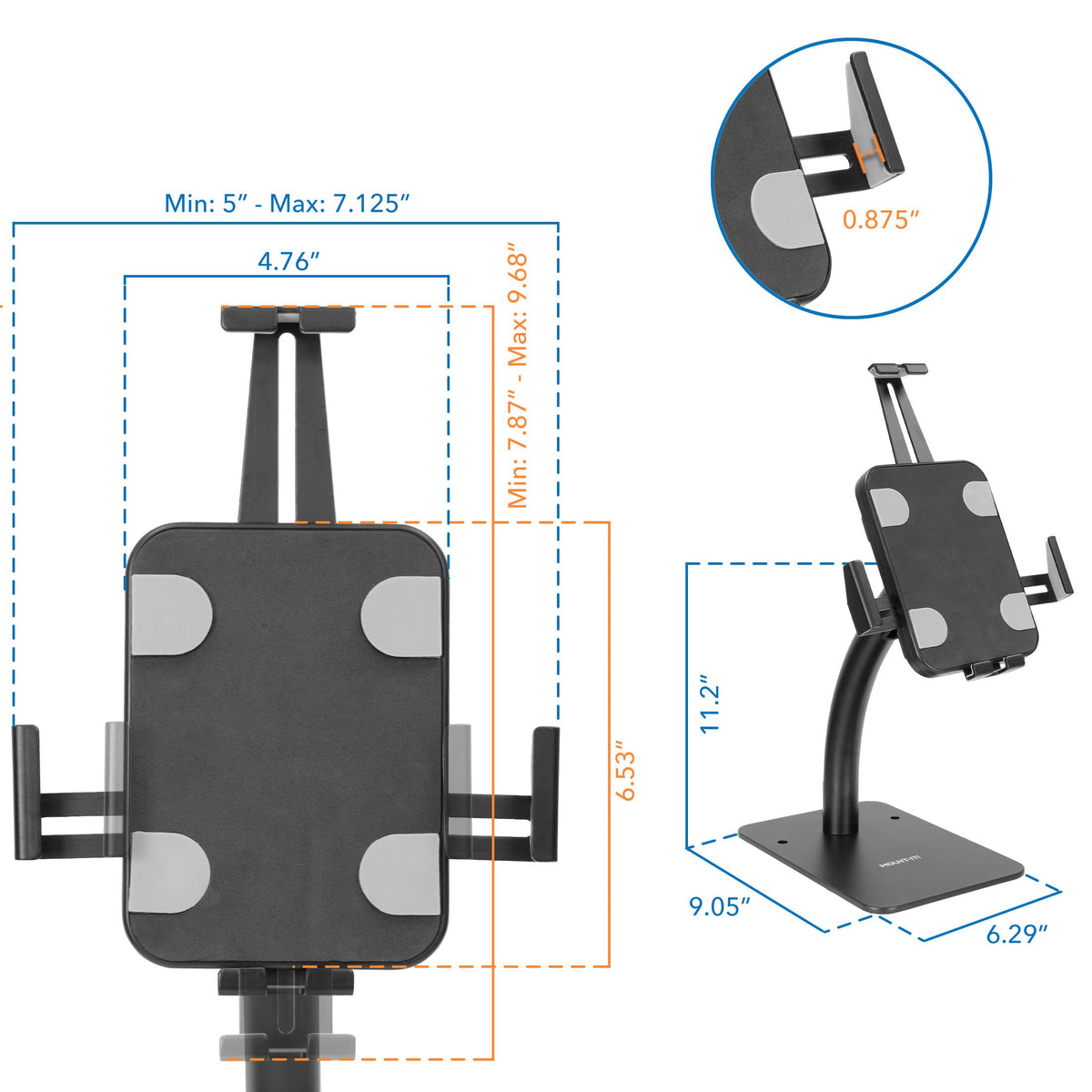 Anti-Theft Countertop Tablet Kiosk