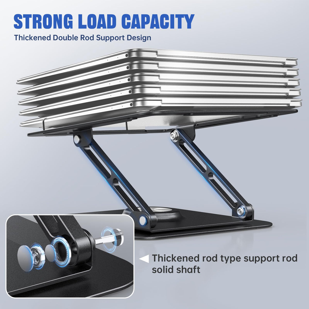 360-Degree Rotating Laptop Riser