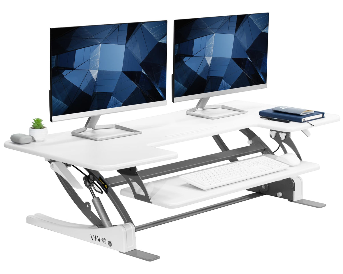 Wide Adjustable Standing Desk Converter