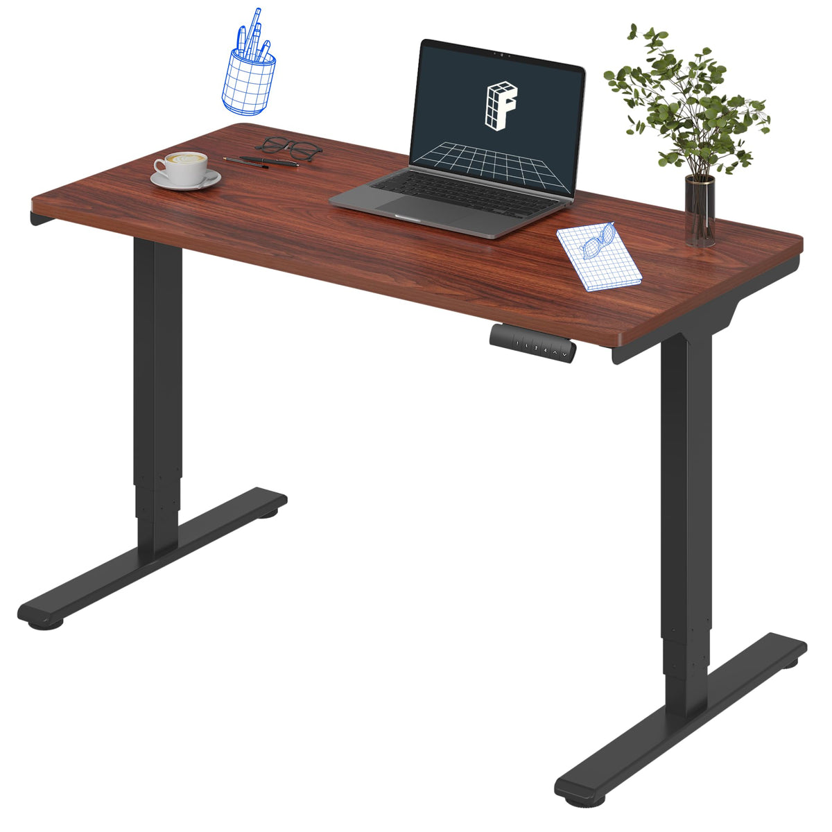 Three-Stage Dual-Motor Standing Desk