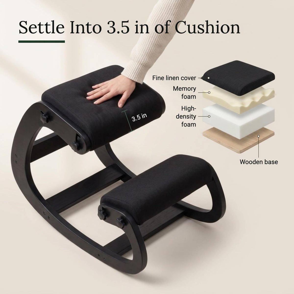 Adjustable Rocking Kneeling Chair