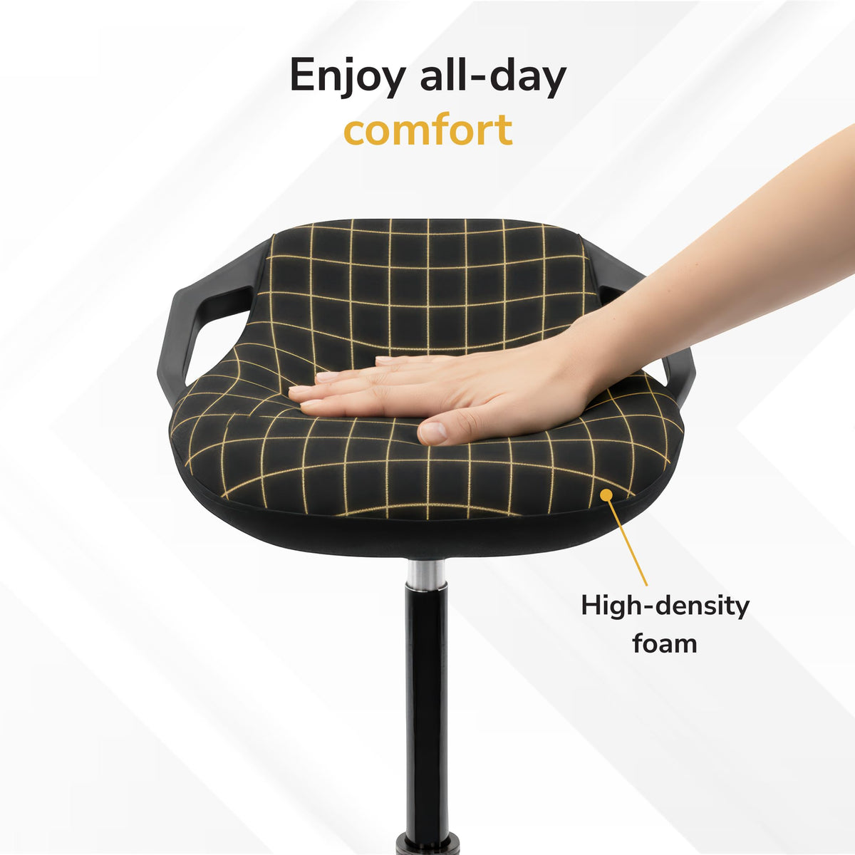Tilting Sit-Stand Leaning Stool