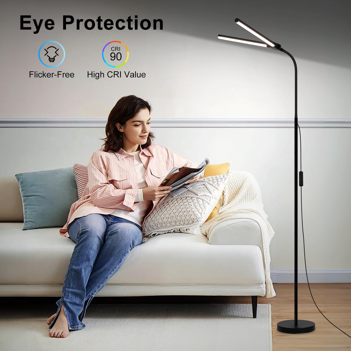Dimmable LED Floor Lamp
