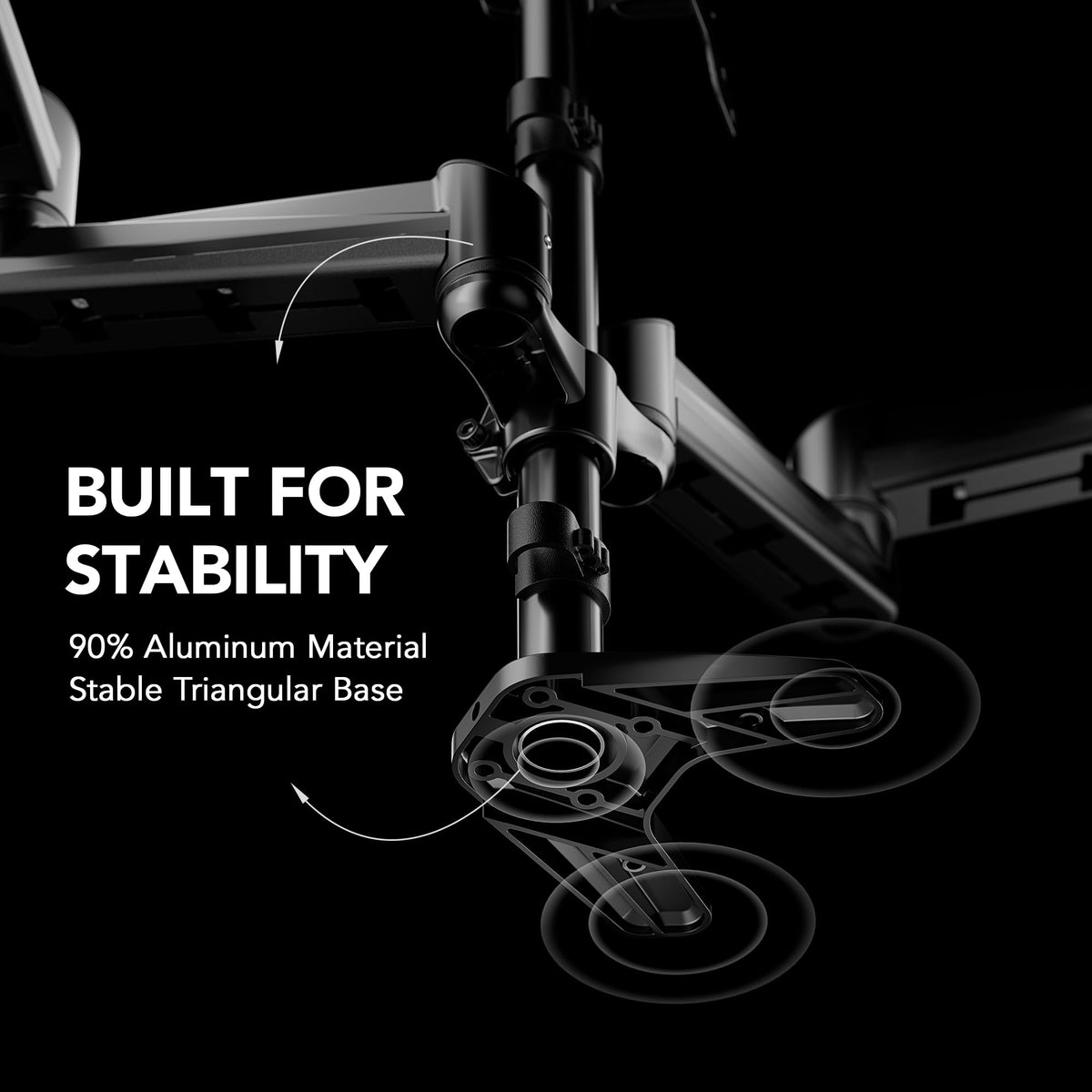 Triple Monitor Desk Mount