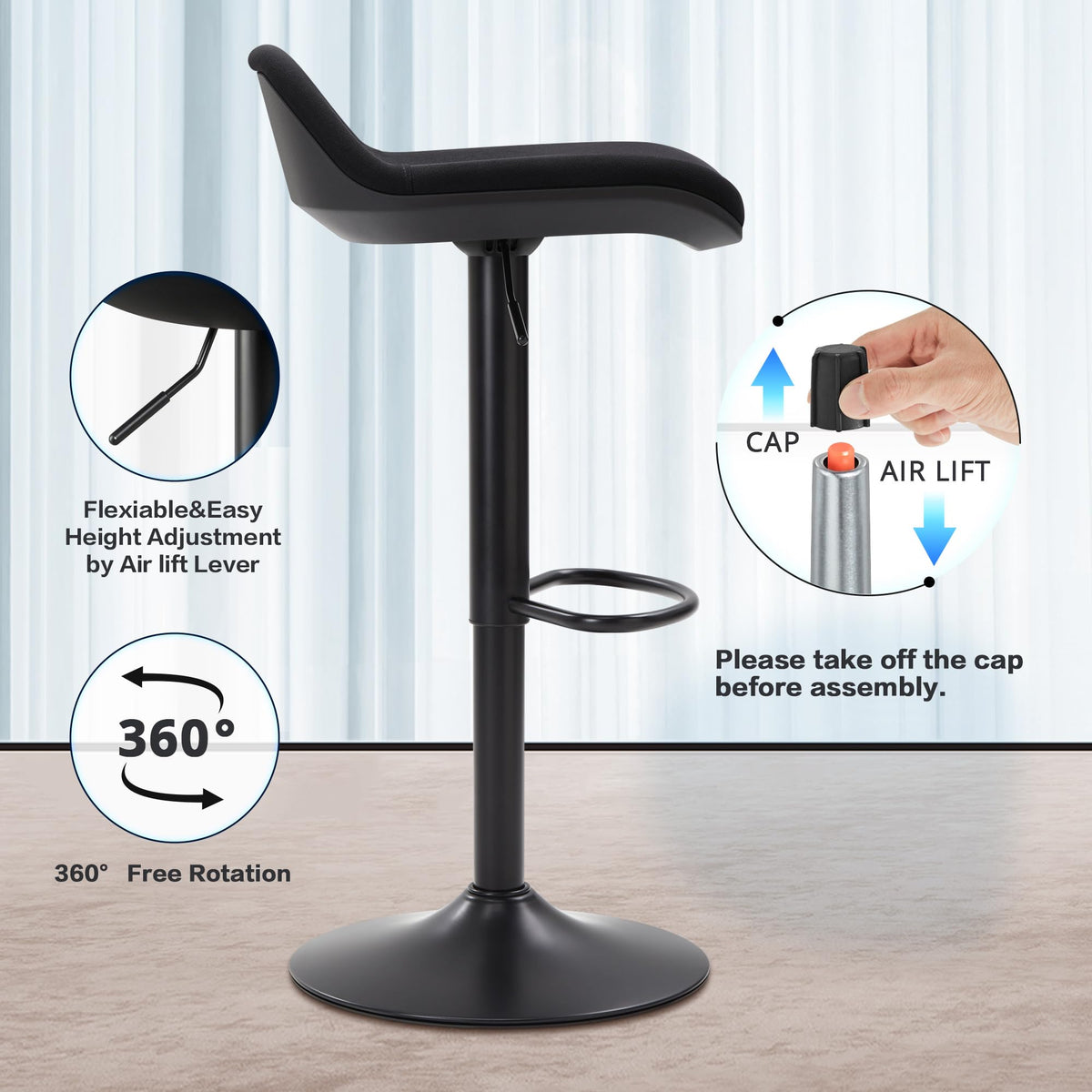 Sit-Stand Work Stool