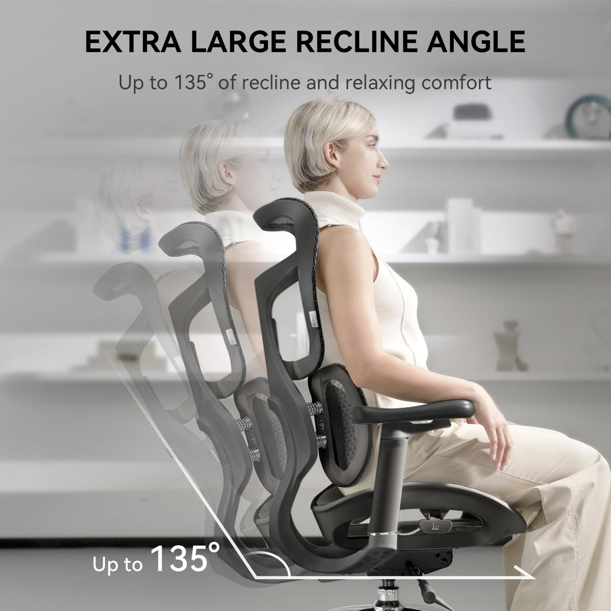 Office Chair with Dynamic Lumbar Support