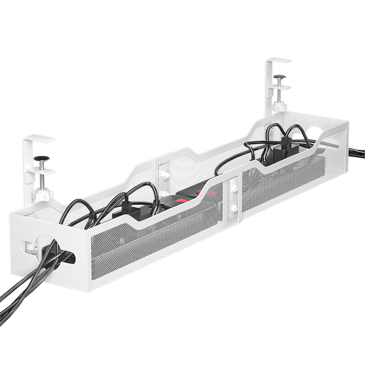 Under-Desk Wire Organizer Rack