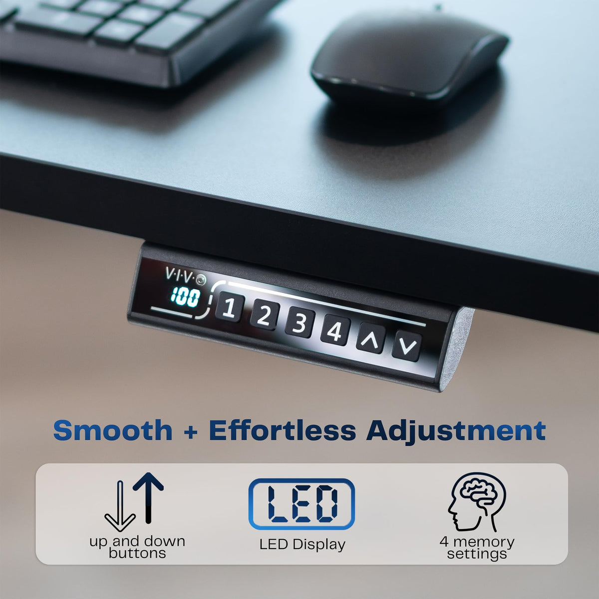 Electric Standing Desk with Memory Controller