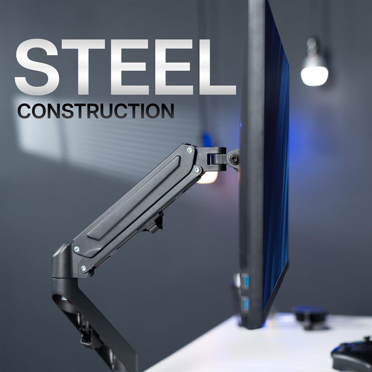 Pneumatic Ultrawide Monitor Arm