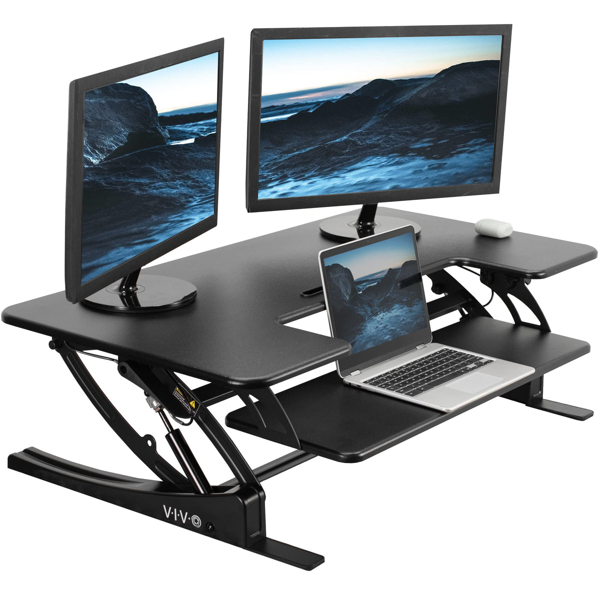 Wide Adjustable Standing Desk Converter