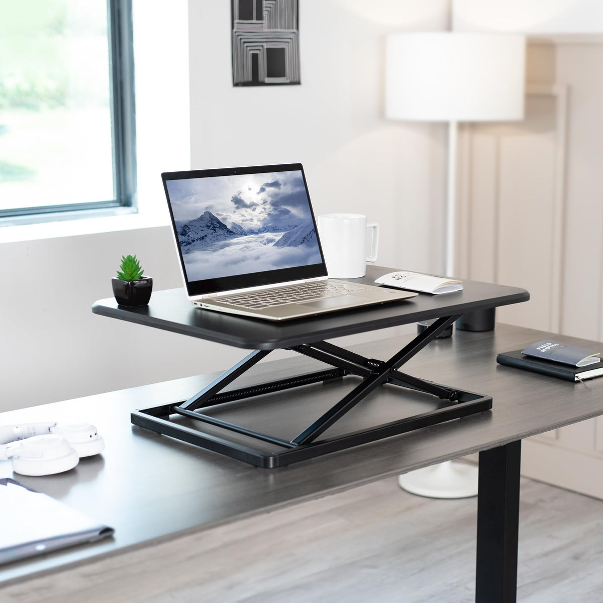 Ultra-Slim Adjustable Desk Riser