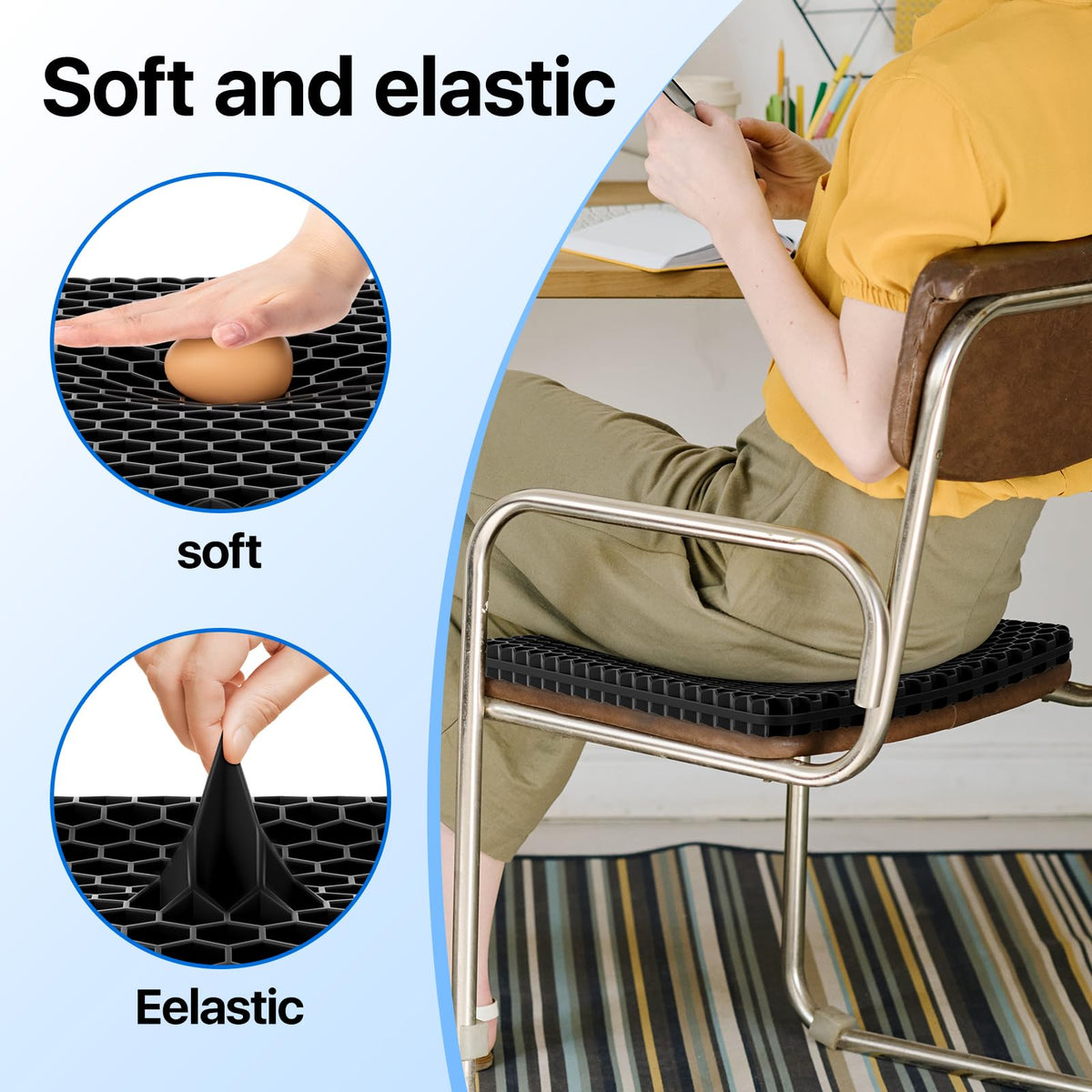 Honeycomb Gel Seat Cushion
