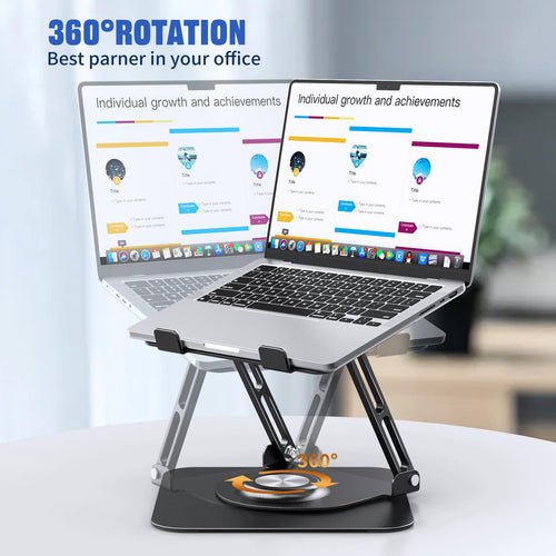 360-Degree Rotating Laptop Riser