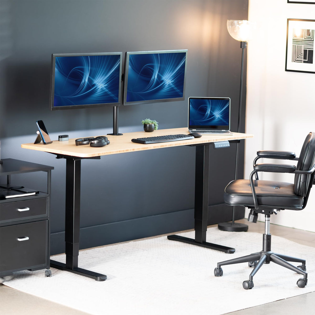 Electric Desk with Touchscreen Control