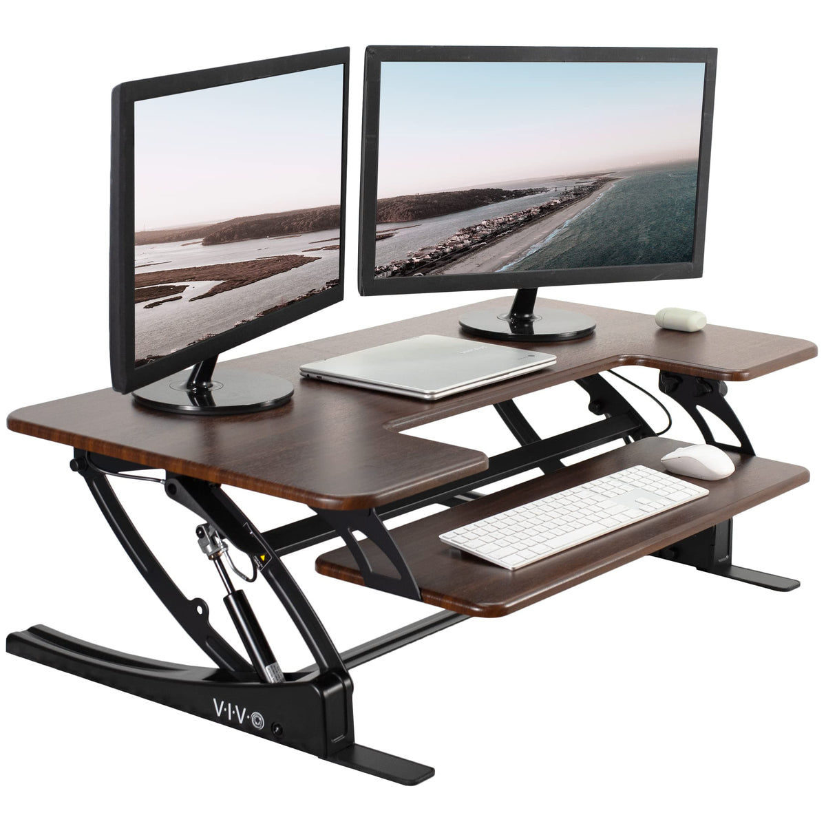 Wide Adjustable Standing Desk Converter